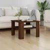 vidaXL Konferenční stolek Brown Oak Optics 60x60x42 cm Náhled obrázku produktu 2