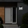 MeLiTec Solar-Hausnummer SH04, moderne LED-beleuchtete Produktbild-Vorschau 7