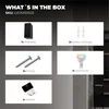 Ledvion - Smart LED Wandleuchte - Cube Schwarz  - Produktbild-Vorschau 2
