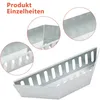 A close-up view of a metal charcoal basket with additional circular insets showing details of the product. Produktbild-Vorschau