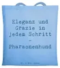 Mr. & Mrs. Panda Schultasche Spruch Eleganter Pharaonenhund Produktbild-Vorschau 1