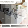 Sofucor Deckenventilator, DC, 132cm, Holzflügel, mit 18W Produktbild-Vorschau 3