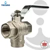 tecuro Messing-Kugelhahn 3-Wege, alls. Innengewinde Rp 3/4 Produktbild-Vorschau 3