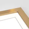 Cornice FRAMAI® 40x40 cm in oro con passe-partout - Telaio Anteprima dell’immagine prodotto 4