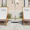 vidaXL Sonnenschirmständer Granit 30 kg Quadrat Grau Produktbild-Vorschau 2
