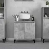 vidaXL Umývadlo Vanity Unit Concrete Grey 58x33x60 cm Drevo Náhľad obrázku produktu 2