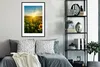 MuchoWow® Gerahmtes Poster Sonnenuntergang - Blumen - Produktbild-Vorschau 2