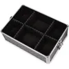 Kosmetikkoffer Trolley 70L Schwarz Silber Aluminium Make-up Produktbild-Vorschau 7