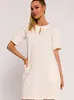 Made of Emotion Damenkleid in A-Linie Pebhar M788 cremig S Produktbild-Vorschau 6