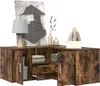 A corner shelving unit with decorative items on top. Náhľad obrázku produktu