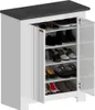 Dmora Schuhschrank Tonio 84x42x100h cm Grau 20 Paar, 4 Produktbild-Vorschau 6