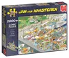 Jan van Haasteren - Die Schleuse - 2000 Teile Puzzle Produktbild-Vorschau 1