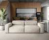 DELIFE Big-Sofa Sirpio 230x95 cm Cord Beige Produktbild-Vorschau 2