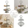 Marrakech Deco Estetica Etagere 2 livelli fruttiera rotonda Anteprima dell’immagine prodotto 5