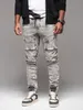 Ombre Clothing Denim-Hosen für Männer Burnor grau M Produktbild-Vorschau 1