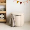 Petite Amélie Sitzhocker mit Stauraum Fleur XL - Beige Produktbild-Vorschau 3
