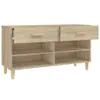 Schuhschrank Sonoma-Eiche 102x35x55 cm Holzwerkstoff Produktbild-Vorschau 6