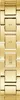 A close-up, top-down view of a gold-colored watch band. Podgląd zdjęcia produktu