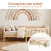 Homestyle4u dětská postel 90x200 s ochranou proti vypadnutí Náhled obrázku produktu 6