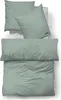 Satin-Bettwäsche - 155 x 220 cm - Grün - Baumwolle - mit Produktbild-Vorschau 1