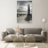 Bilder auf glas - Einteilig - See Leuchtturm Holzbrücke Produktbild-Vorschau 7