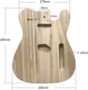 Poliertes Holz Typ E-Gitarre Barrel DIY elektrische Ahorn Produktbild-Vorschau 7