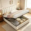 INONEFT Boxspringbett 140x200cm mit Stauraum und Produktbild-Vorschau 1