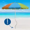 Parasol de plage Girafacile Aluminium uv Protection Pêche Voir les images du produit 3