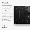Klarstein dvojitá indukčná a plynová varná doska, 7 kW plný Náhľad obrázku produktu 1