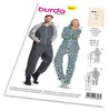 Strih Burda 6397 - Dámsky a pánsky domáci overal, kombinéza Náhľad obrázku produktu 1