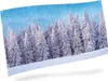 Achtergronddoek sneeuwbos 150x75 cm My Village Productafbeelding-voorbeeld 1