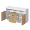 Merax Kommode Sideboard mit 3 Schubladen Und 2 Türen, Produktbild-Vorschau 11