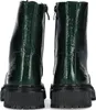 A pair of green patent leather boots with black soles. Produktbild-Vorschau