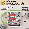 Musiksammlerin Tasse Geschenk Spruch Wer Will Schon Produktbild-Vorschau 3