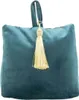 Mars & More Turstopper - Samt - Farbe petrolblau - 17 cm Produktbild-Vorschau 1
