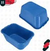 KOTARBAU® Mörtelkübel eckig 55 L Blau Kunststoff Produktbild-Vorschau 6