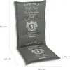 GO-DE Textil, Sessel-Auflage  mittel, High Tea anthrazit, Produktbild-Vorschau 2