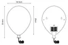 Kinkiet LED BALLOON biały 2,25W Zimna biel 44lm tworzywo Podgląd zdjęcia produktu 2