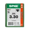 SPAX Senkkopf 3.0x 30 VG Torx 10 verzinkt schwarz mit Produktbild-Vorschau 17