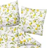 A set of bedding with a lemon and floral pattern. Produktbild-Vorschau