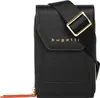 A black Bugatti crossbody purse bag is shown against a white background. Anteprima dell’immagine prodotto