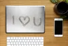 MuchoWow® Laptop Aufkleber Sticker Cover Ich liebe dich, Produktbild-Vorschau 2