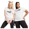 Puma Ess No. 1 Logo Kurzarm-t-shirt Weiß M Damen Weiß M Produktbild-Vorschau 1