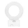 A white ring-shaped LED outdoor light with a motion sensor and light intensity control. Náhled obrázku produktu