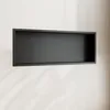 SONNI piatto doccia 90x30x10cm nero mensola da incasso per Anteprima dell’immagine prodotto 2