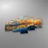 Bild auf Leinwand - Leinwandbild - Kanal Boot Amsterdam Produktbild-Vorschau 2