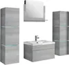 HOME DELUXE - Badmöbel-Set - WANGEROOGE Grau - X-Large - Produktbild-Vorschau 1