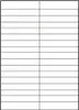 A grid of empty ruled lines, divided into two columns. Produktbild-Vorschau