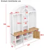 Merax Garderobenschrank Schuhschrank mit Schuhregal, Produktbild-Vorschau 7