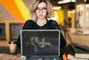 MuchoWow® Laptop Aufkleber Sticker Cover Katze liegt Produktbild-Vorschau 5